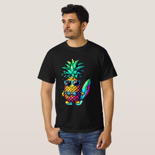PINEAPPLE THE FRUIT OF FUN AND RELAXATION T-SHIRT (Voorkant volledig)