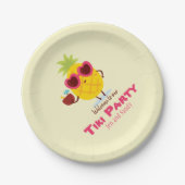 Pineapple Tiki Bord op gepersonaliseerd papier Lua (Voorkant)
