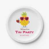 Pineapple Tiki Bord op gepersonaliseerd papier Lua (Voorkant)