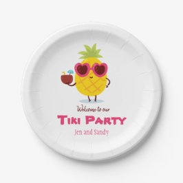 Pineapple Tiki Bord op gepersonaliseerd papier Lua