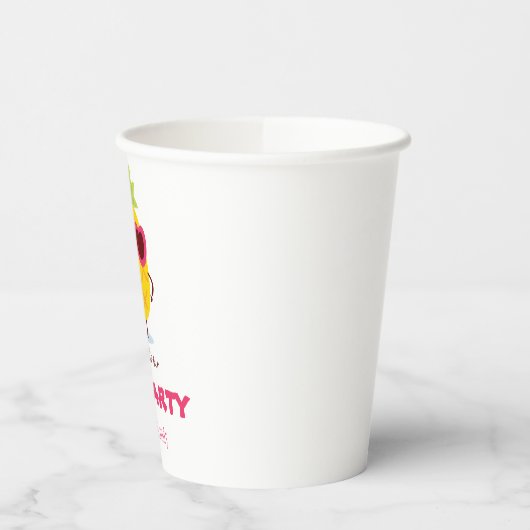 Pineapple Tiki Party - Speciaal papier Cups Luau Papieren Bekers (Links)
