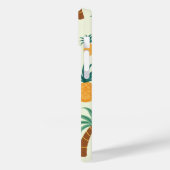 Pineapple & Tree Pattern Design iPhone14 hoesjes (Achterkant / Links)
