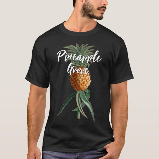  Pineapple Tropical Beach vakantie T-shirt (Voorkant)