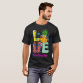 Pineapple Tropical Flip Special Education Teacher T-shirt (Voorkant volledig)