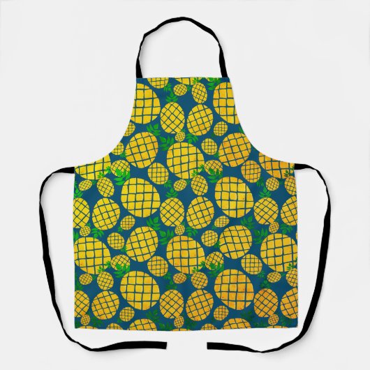 Pineapple Tropical Fruit Design Pattern Schort (Voorkant)