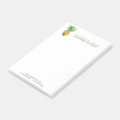 PineApple  tropisch ontwerp Post-it® Notes (Schuin)