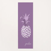 Pineapple Violet Paarse ID239 Yogamat (Voorkant)