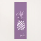 Pineapple Violet Paarse ID239 Yogamat (Achterkant)