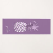 Pineapple Violet Paarse ID239 Yogamat (Voorkant (horizontaal))