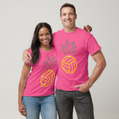 Pineapple Volleyball Funny T-shirt (Unisex)