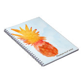 Pineapple Waterverf Tropical Journal Notitieboek (Rechterzijde)