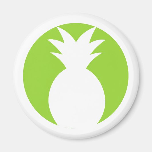 Pineapple Welkom Grafisch Magneet (Voorkant)