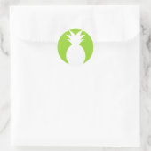 Pineapple Welkom Grafisch Ronde Sticker (Tas)