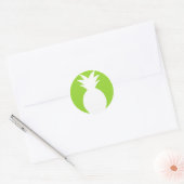 Pineapple Welkom Grafisch Ronde Sticker (Envelop)