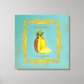 PINEAPPLE ~ Wrapped Canvas Afdruk (Voorkant)