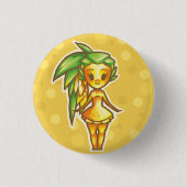 PineappleChibi Ronde Button 3,2 Cm (Voorkant)