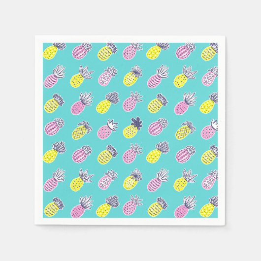 Pineapples Napkins Servet (Voorkant)