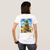 Pineblox - PineCraft Serie - Pineapple Empire T-shirt (Achterkant volledig)