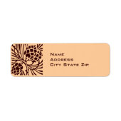 Pinecone-adres Etiket (Voorkant)