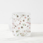 PINECONE AND BERRIES  MATGLAS KOFFIEMOK (Voorkant links)