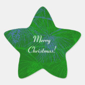 Pinecone Background Custom Holiday Stickers (Voorkant)