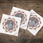 Pinecone Berries Holiday Mandala Kerstmis Servet