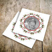 Pinecone Berries Holiday Mandala Kerstmis Servet