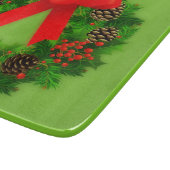 Pinecone en Holly Wreatcountry Kerstmis Snijplank (Hoek)