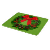 Pinecone en Holly Wreatcountry Kerstmis Snijplank (Hoek)