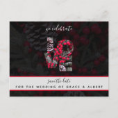 Pinecone Evergreen Red Berries Weddenschap Save Da Briefkaart (Voorkant)