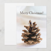 Pinecone Feestdagenkaart (Voorkant / Achterkant)