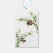 Pinecone Firestarter Wedding, Vrijgezellenfeest Fa Cadeaulabel (Achterkant)