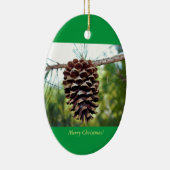 Pinecone Foto Keramisch Ornament (Rechts)