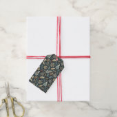 Pinecone, Holly, Sneeuwvlokken & Bessen Vakantie Cadeaulabel (Met Touw)