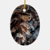 Pinecone Keramisch Ornament (Voorkant)
