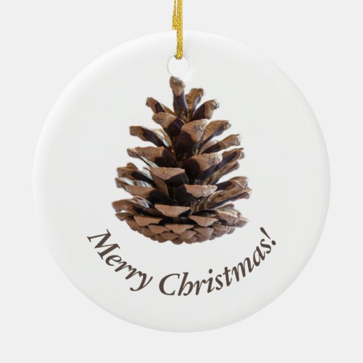 Pinecone Keramisch Ornament (Achterkant)