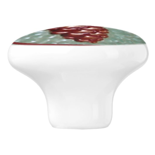 Pinecone keramische pull knop (Zijkant)