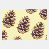 Pinecone Kerst Versiering Inpakpapier Ambachtelijk Vel (Voorkant 2)