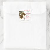 Pinecone Kerstcadeau Label (Tas)