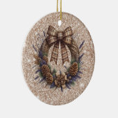 Pinecone krans Ornament (Rechts)