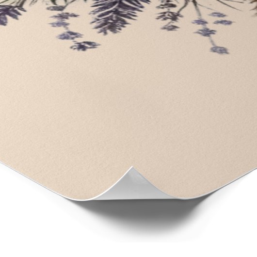 Pinecone krans Poster (Hoek)