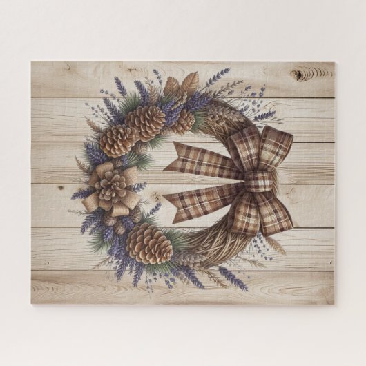 Pinecone krans puzzel (Horizontaal)