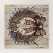 Pinecone krans puzzel (Horizontaal)