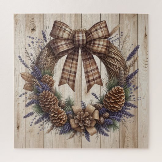 Pinecone krans puzzel (Verticaal)