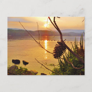 Pinecone Lake sunset Briefkaart
