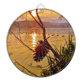 Pinecone Lake sunset Dartbord (Voorkant)