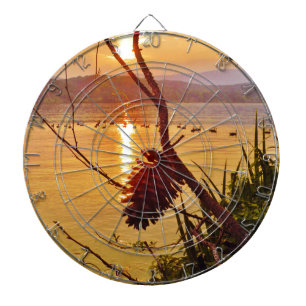 Pinecone Lake sunset Dartbord