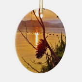 Pinecone Lake sunset Keramisch Ornament (Rechts)