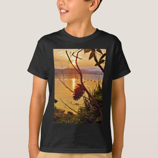 Pinecone Lake sunset T-shirt (Voorkant)