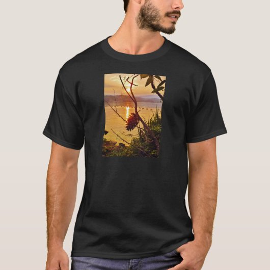 Pinecone Lake sunset T-shirt (Voorkant)